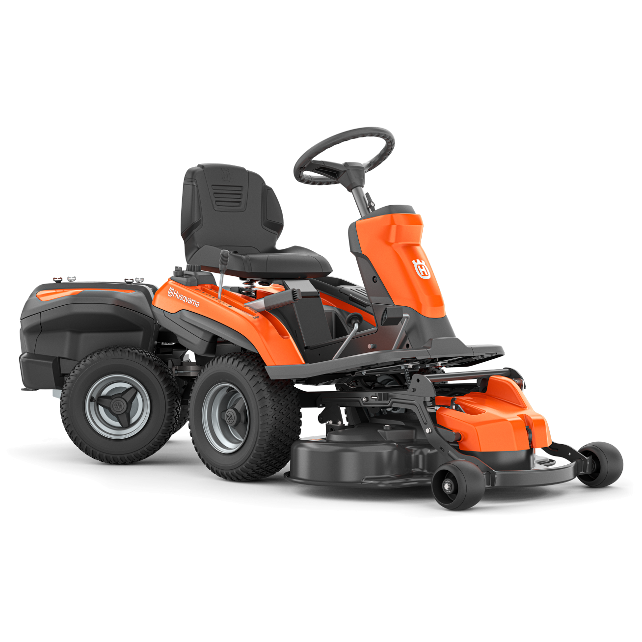 RIDER TRAKTORIUS SU PJOVIMO AGREGATU akumuliatorinis Husqvarna R200iX 2