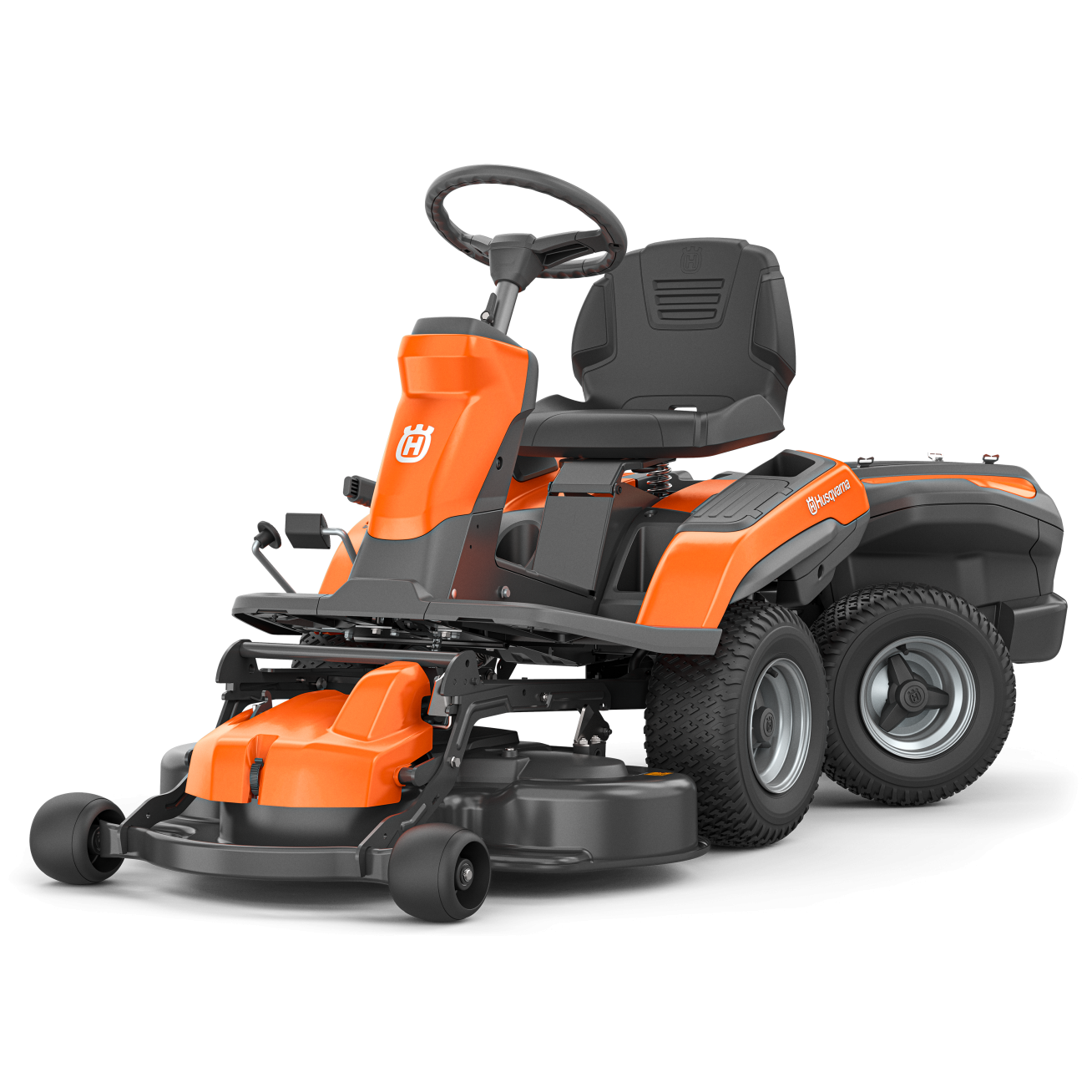 RIDER TRAKTORIUS SU PJOVIMO AGREGATU akumuliatorinis Husqvarna R200iX 1
