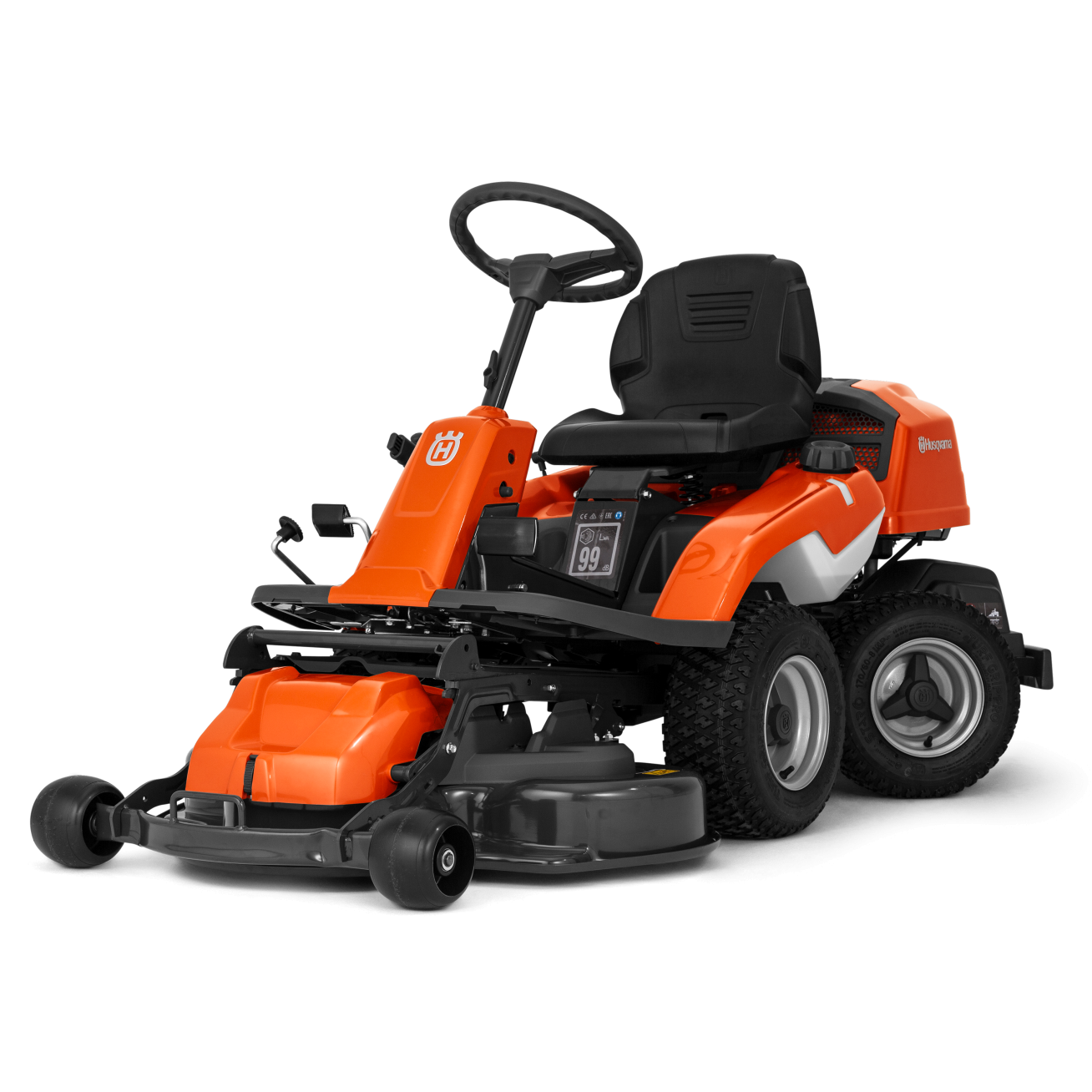 RIDER TRAKTORIUS SU PJOVIMO AGREGATU Husqvarna R214C 1