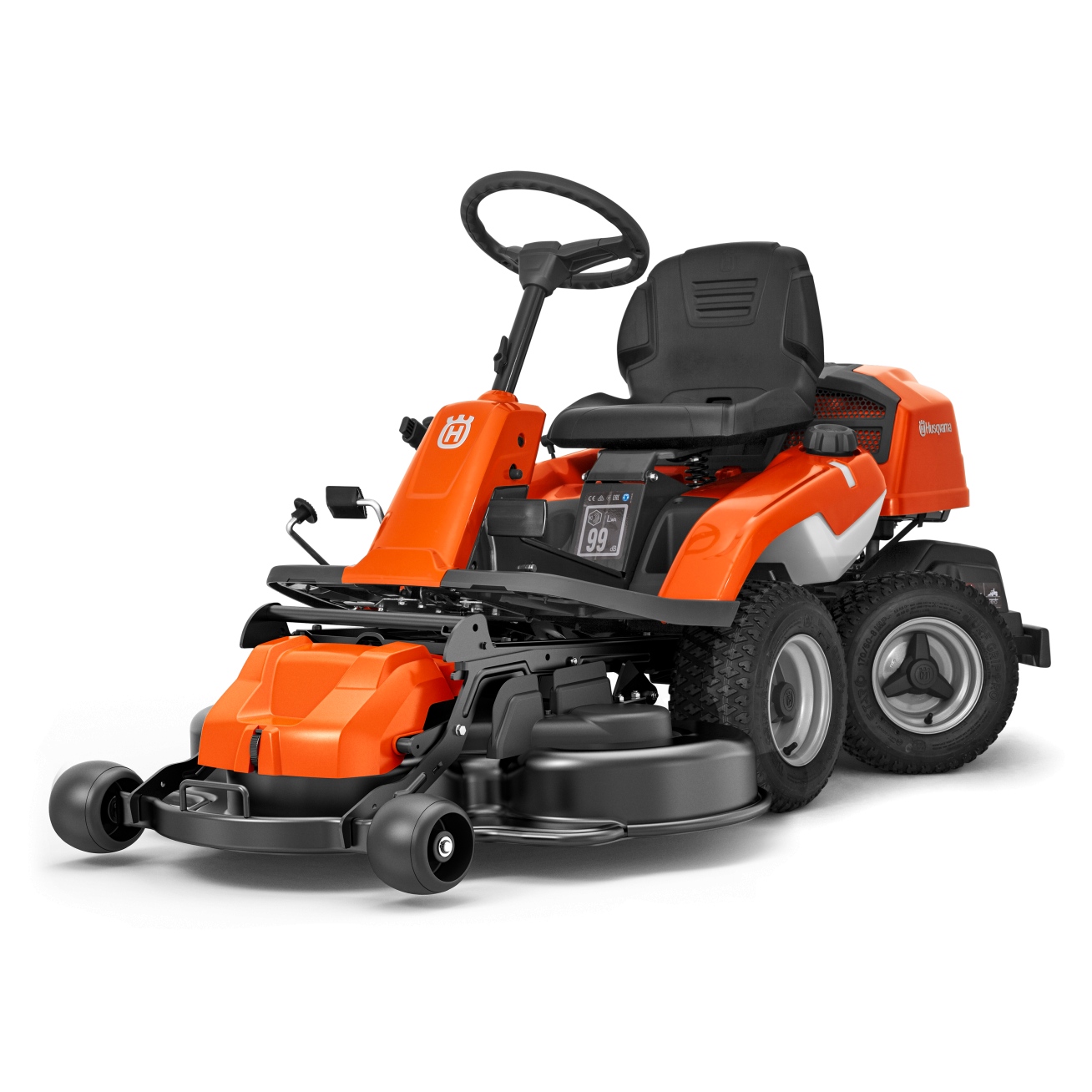 RIDER TRAKTORIUS SU PJOVIMO AGREGATU Husqvarna R214TC 103cm 1
