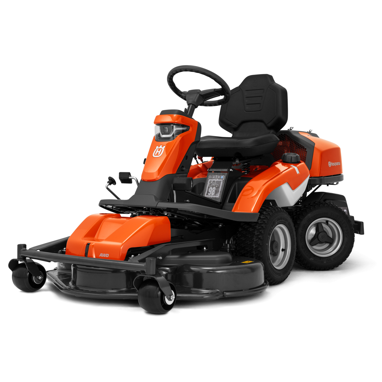 RIDER TRAKTORIUS SU PJOVIMO AGREGATU Husqvarna R318X 2