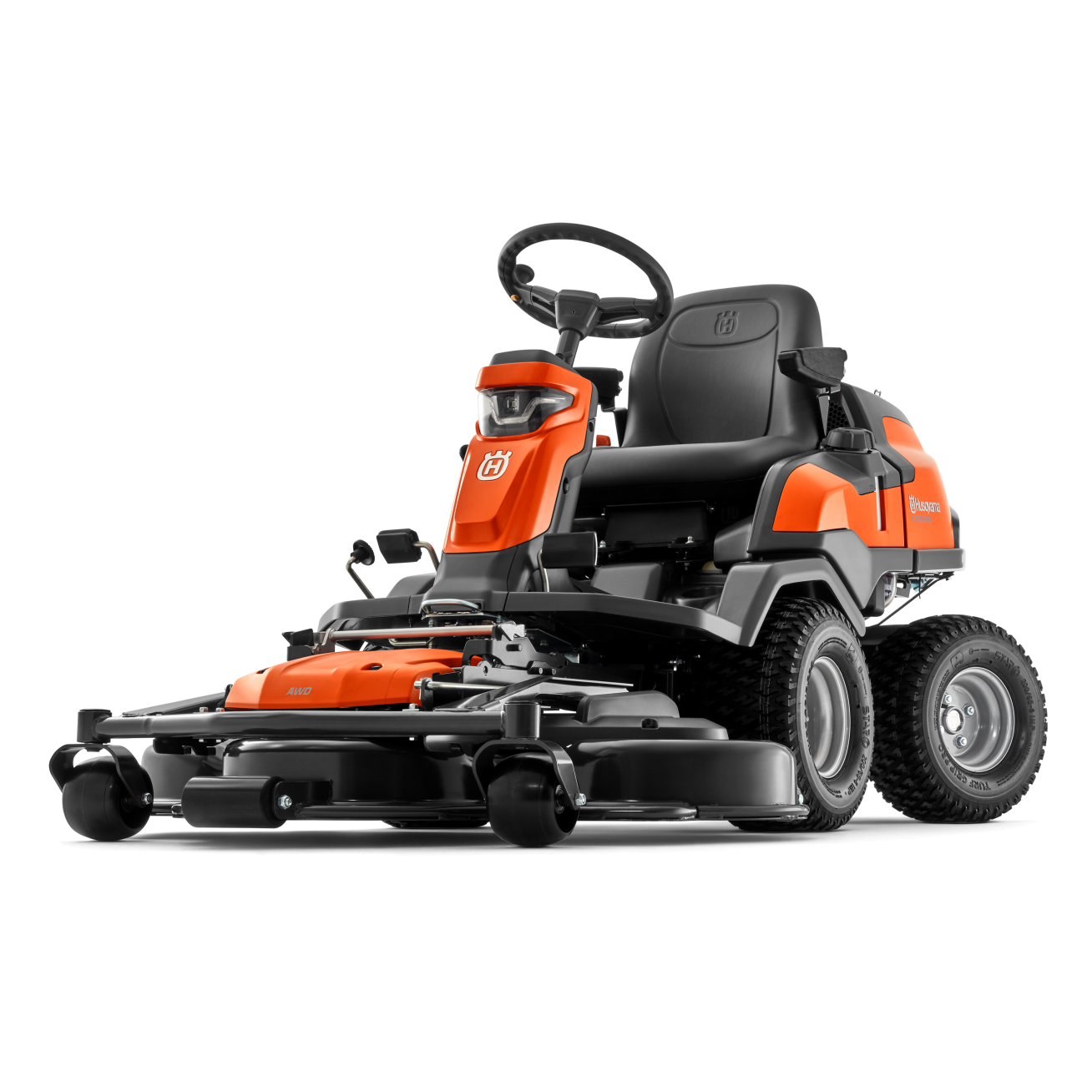 RIDER TRAKTORIUS SU PJOVIMO AGREGATU Husqvarna R420TsX AWD 1 RIDER TRAKTORIUS SU PJOVIMO AGREGATU Husqvarna R420TsX AWD 1