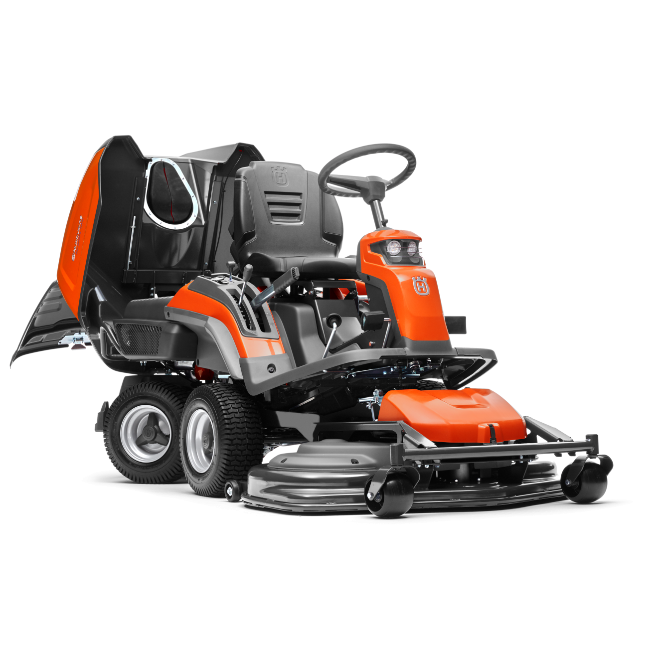RIDER TRAKTORIUS SU PJOVIMO AGREGATU Husqvarna RC320Ts AWD 1 RIDER TRAKTORIUS SU PJOVIMO AGREGATU Husqvarna RC320Ts AWD 1